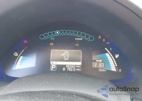 2017 Nissan Leaf S z USA, uszkodzony, nr VIN 1N4BZ0CP3HC301725